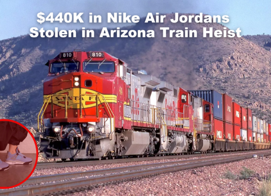 $440K in Nike Air Jordans Stolen in Arizona Train Heist